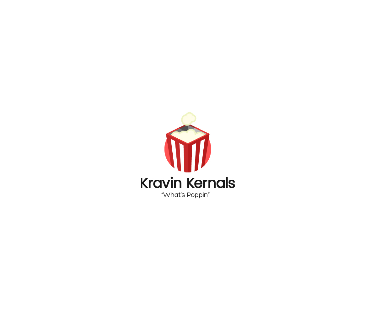 Logo Design by william.wijaya3112 for Kravin Kernals Gourmet popcorn  | Design #12391432