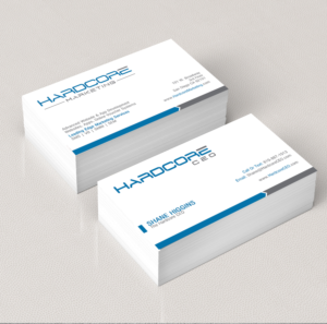 Business Card Design for HardcoreMarketing.com | Visitenkarten-Design von SL Designer