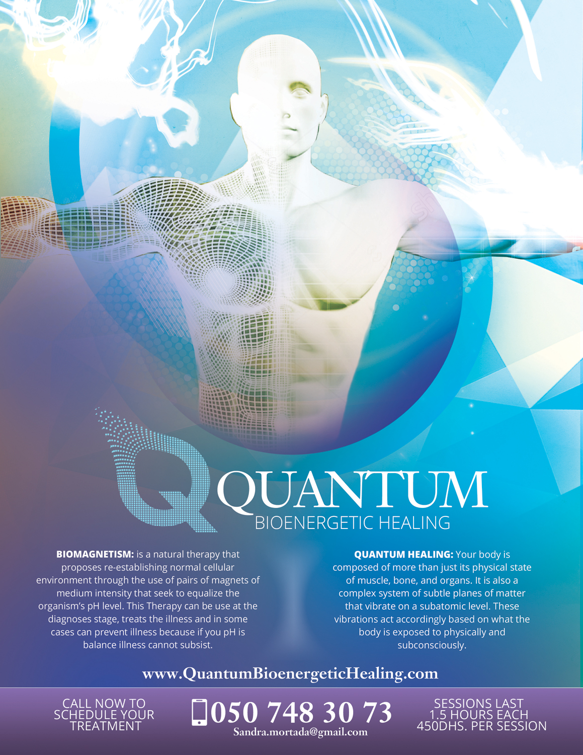 Diseño de Flyer por Brian Ellis para Quantum Bionergetic Healing | Diseño #12455870