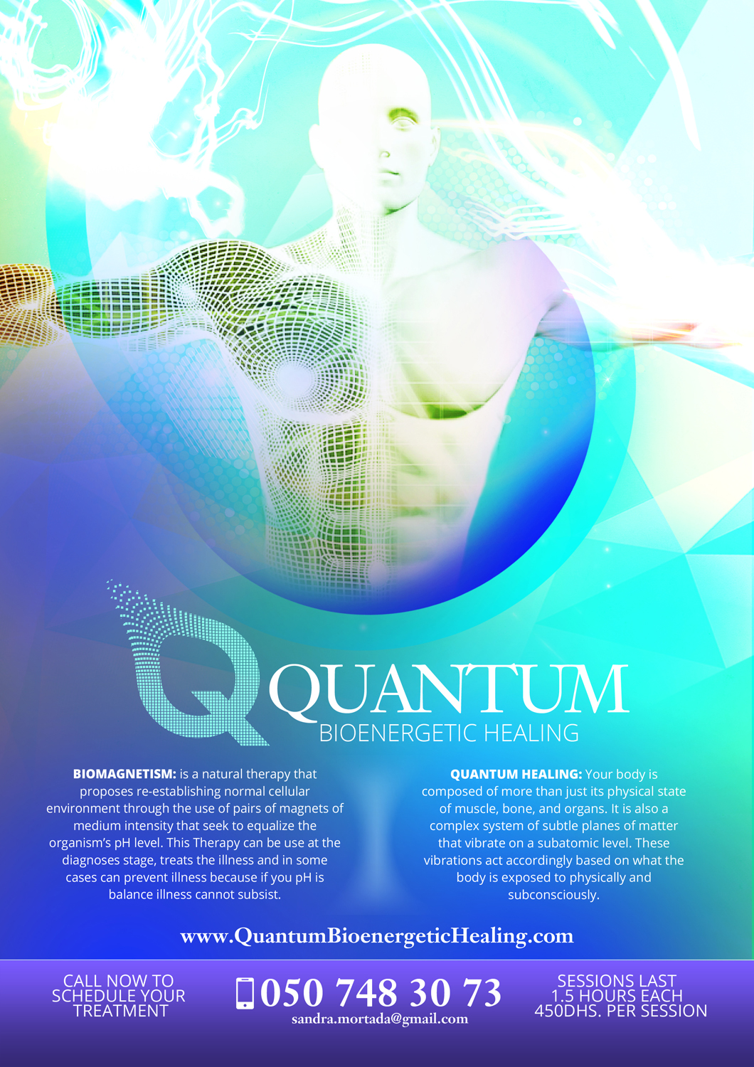 Diseño de Flyer por Brian Ellis para Quantum Bionergetic Healing | Diseño #12484379