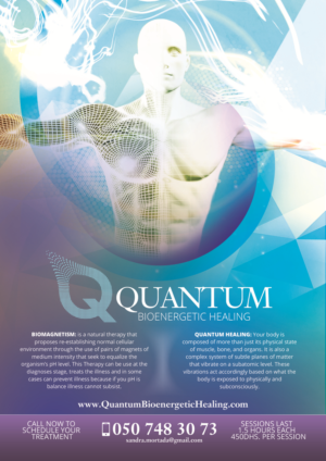Diseño de Flyer por Brian Ellis para Quantum Bionergetic Healing | Diseño: #12484379