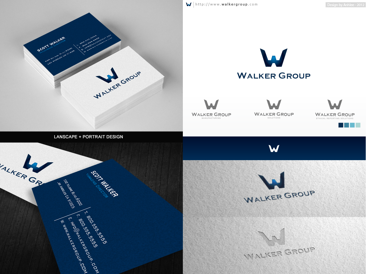 Logo Design by Anhlee for Walker Group | Design #714858