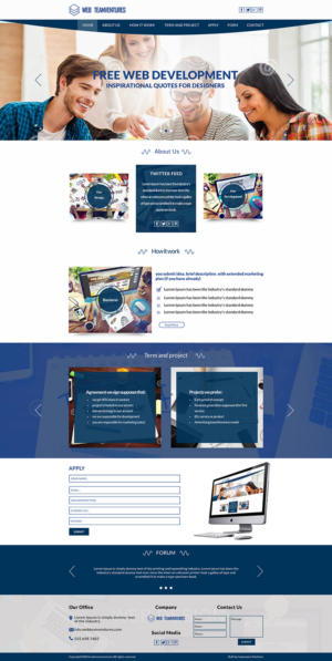 Web Design by Black Stallions Impressive Solutions for this project | Design #12508796