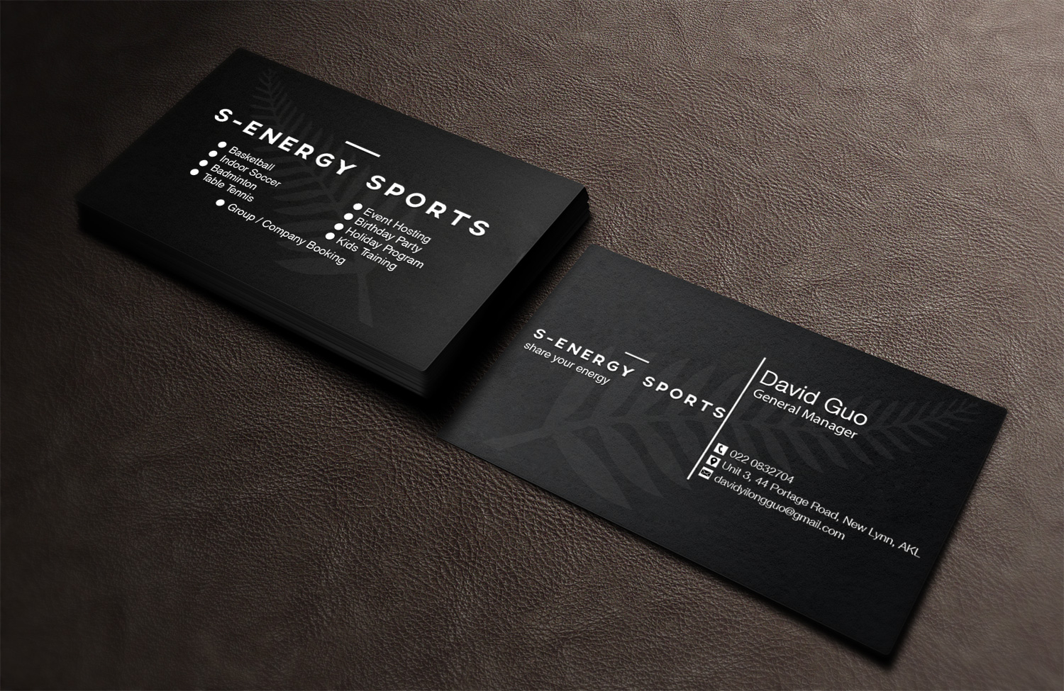 Business Card Design by Pixi Dust for S-energy Sports | Design #12421213