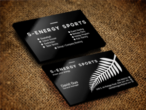 Business Card Design by Pixi Dust for S-energy Sports | Design: #12421216
