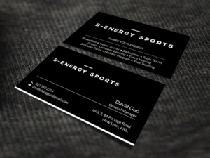 Business Card Design by SKYdesign for S-energy Sports | Design: #12424035