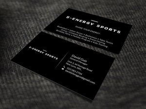 Business Card Design by SKYdesign for S-energy Sports | Design: #12424039