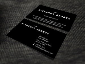 Business Card Design by SKYdesign for S-energy Sports | Design: #12424046