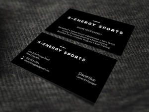 Business Card Design by SKYdesign for S-energy Sports | Design: #12424047