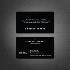 Business Card Design by Dezero for S-energy Sports | Design: #12470626