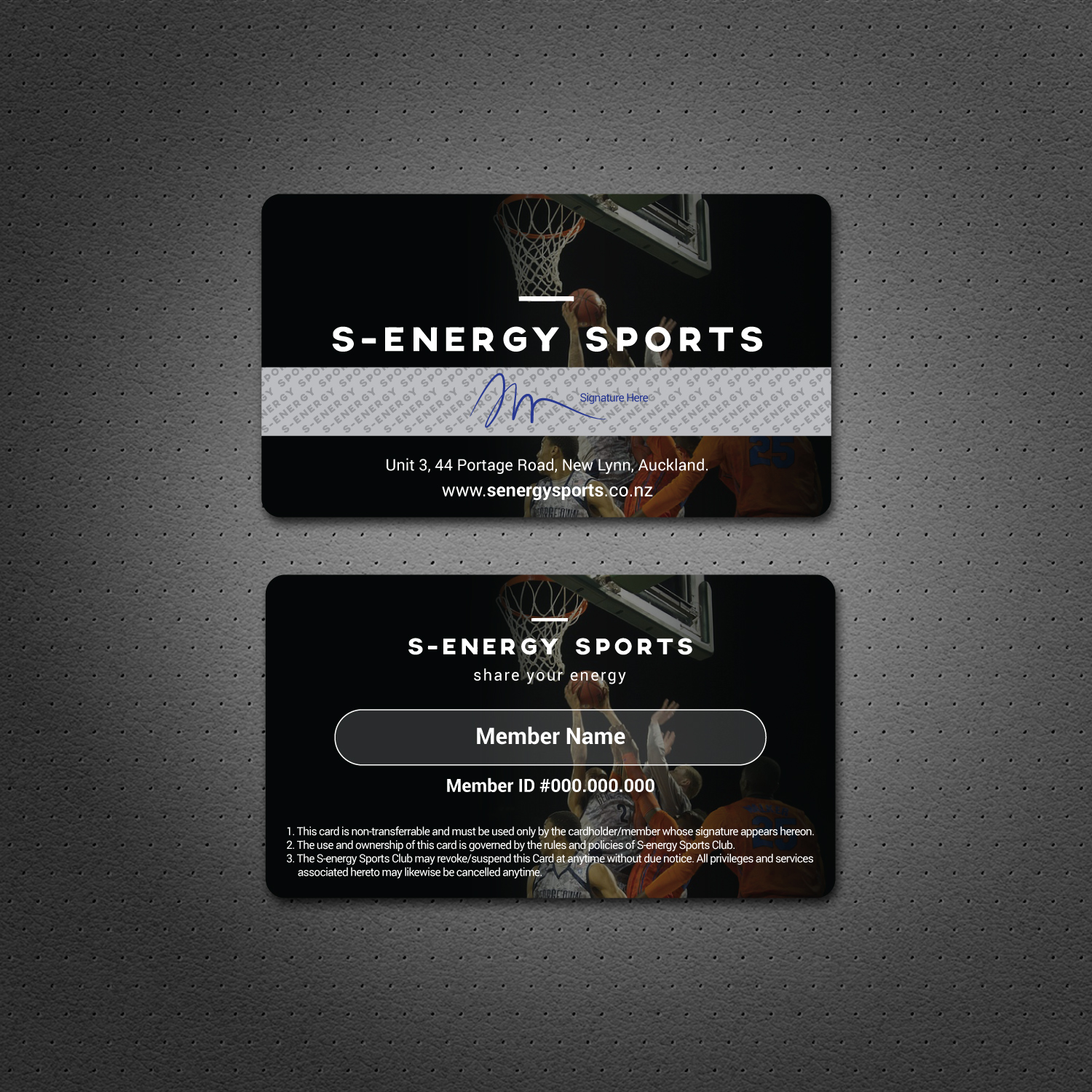 Business Card Design by Dezero for S-energy Sports | Design #12501341