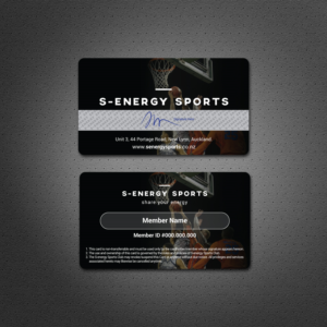 Business Card Design by Dezero for S-energy Sports | Design: #12501341