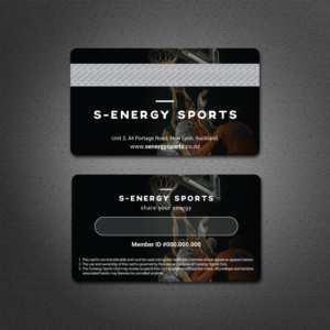 Business Card Design by Dezero for S-energy Sports | Design: #12513954