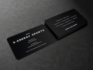 Business Card Design by Creations Box 2015 for S-energy Sports | Design: #12424450