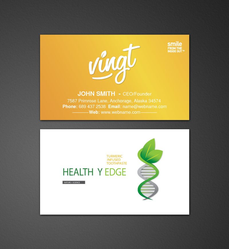 Business Card Design by chandrayaan.creative for this project | Design #12440779
