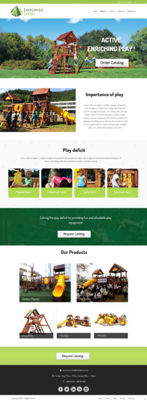 Diseño Web por pb para Playground of Hope | Diseño: #12413589