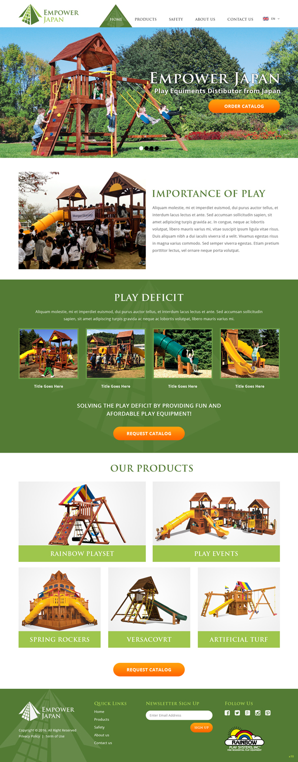 Web Design by pb for Playground of Hope | Design #12424253