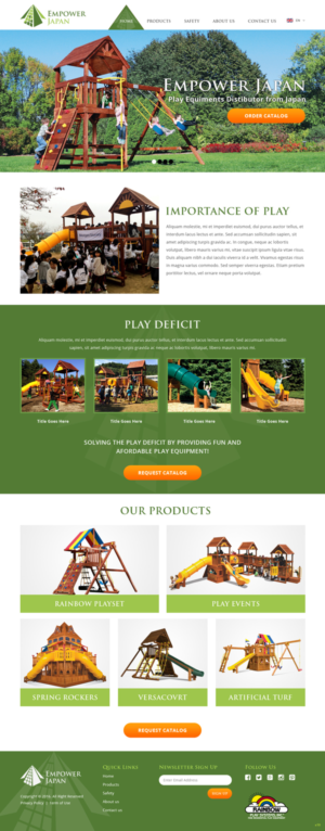 Diseño Web por pb para Playground of Hope | Diseño: #12424253