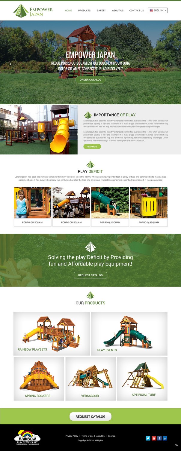 Web Design by pb for Playground of Hope | Design #12424256