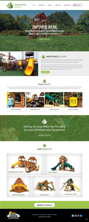Diseño Web por pb para Playground of Hope | Diseño: #12424256