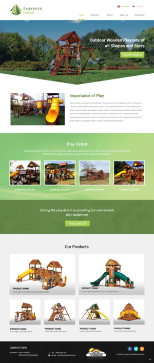 Diseño Web por pb para Playground of Hope | Diseño: #12424257