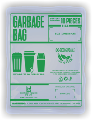 packaging design for disposable trash bag | Packaging Design by Chromax8