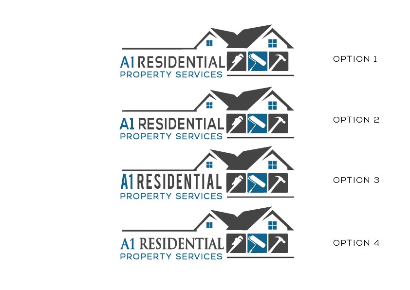 Diseño de Logo por A designs para A1 Residential Property Maintenance | Diseño #12413623