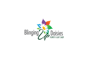 Logo Design by ecorokerz for Blinging Up Daisies Florist and Gift Shop | Design: #12431669