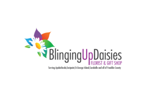 Diseño de Logo por ecorokerz para Blinging Up Daisies Florist and Gift Shop | Diseño #12471847