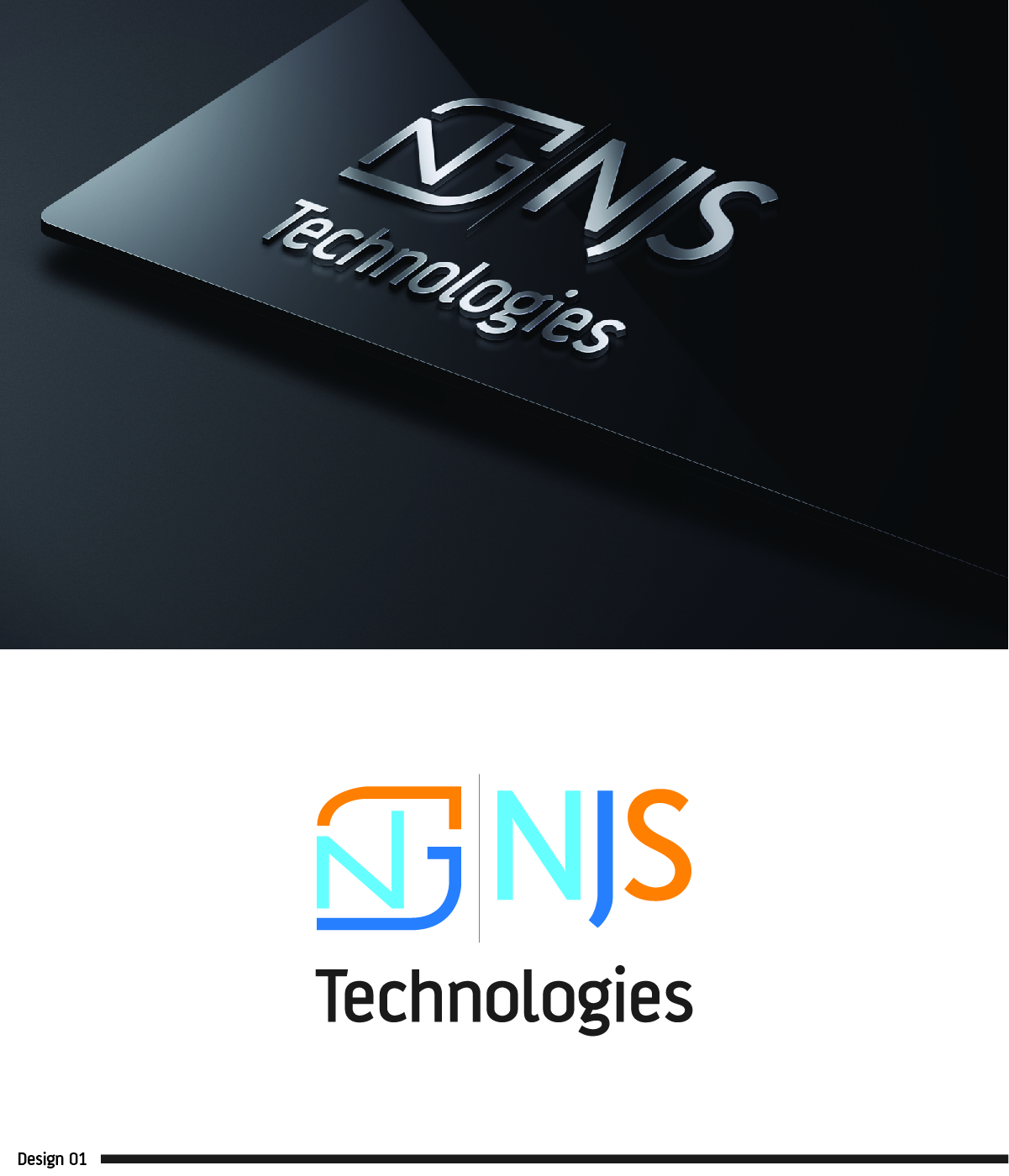 Logo-Design von 3Guys für NJS Technologies | Design #12415449