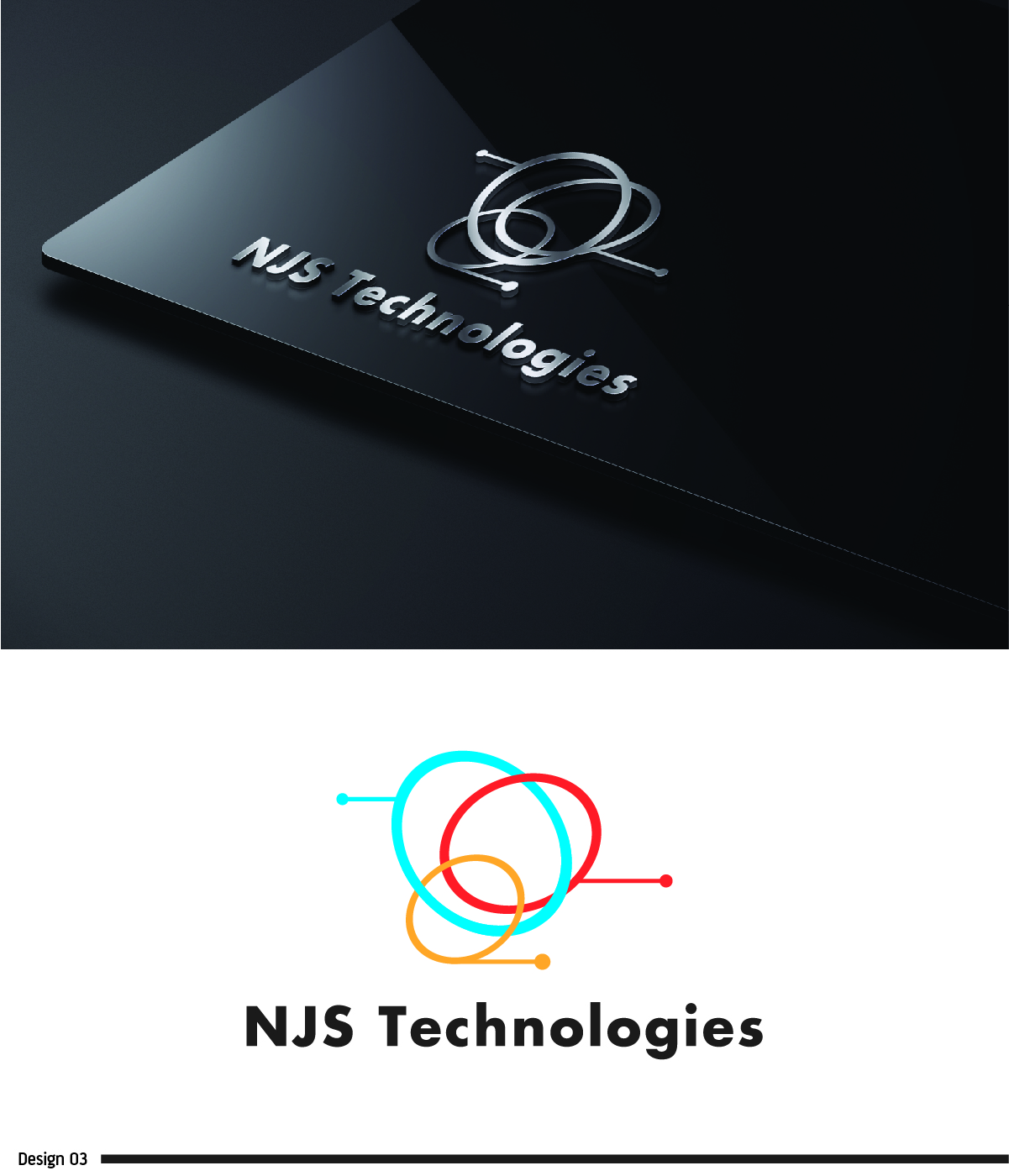 Logo Design by 3Guys for NJS Technologies | Design #12415452