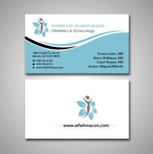 Business Card Design by Pixi Dust for WOMEN FOR WOMENS HEALTH | Design: #12413093