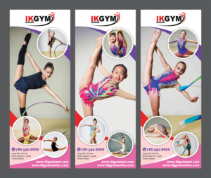 3 Banners for  rhythmic Gymnastics Team | Diseño de Póster por MIND