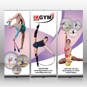 3 Banners for  rhythmic Gymnastics Team | Diseño de Póster por Mon01