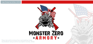 Logo Design by Anhlee for Monster Zero Armory  | Design: #12451490