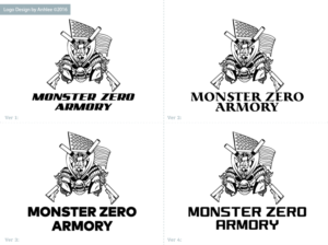 Logo Design by Anhlee for Monster Zero Armory  | Design: #12547000