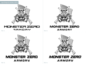 Logo Design by Anhlee for Monster Zero Armory  | Design: #12549749