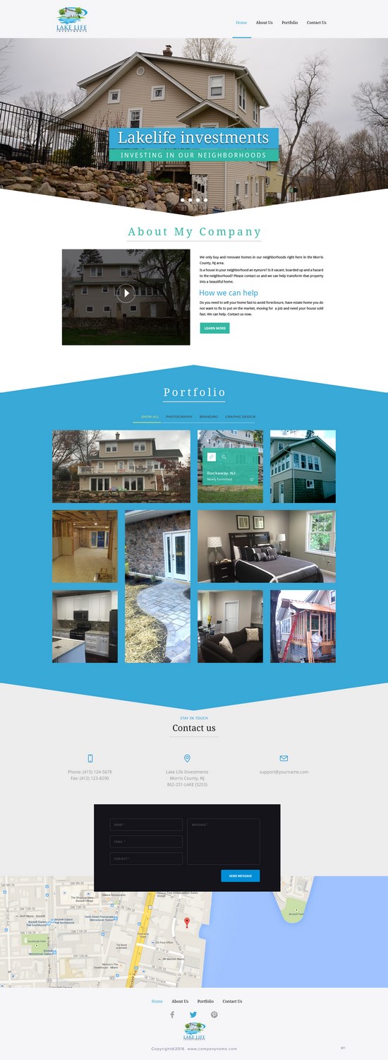 Web Design by pb for Lake Life Investments, LLC | Design #12413517