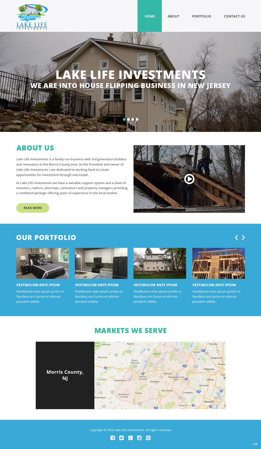 Web Design by pb for Lake Life Investments, LLC | Design #12413518