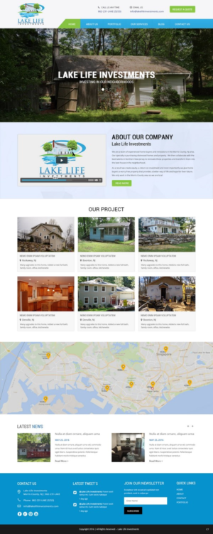 Web Design by pb for Lake Life Investments, LLC | Design: #12424165