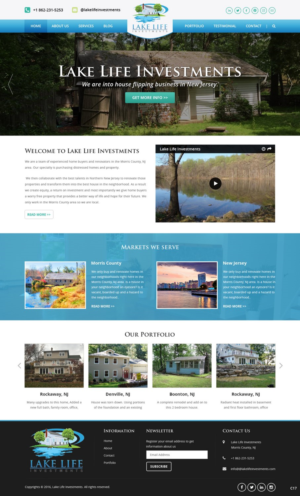 Diseño Web por pb para Lake Life Investments, LLC | Diseño: #12424167