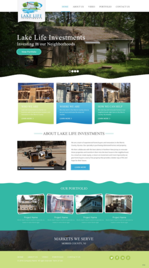 Diseño Web por pb para Lake Life Investments, LLC | Diseño: #12424169