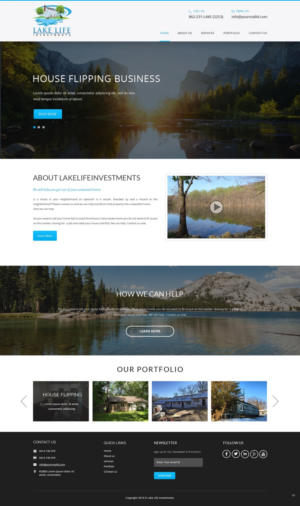 Diseño Web por pb para Lake Life Investments, LLC | Diseño: #12438542