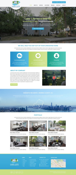 Diseño Web por pb para Lake Life Investments, LLC | Diseño: #12438543
