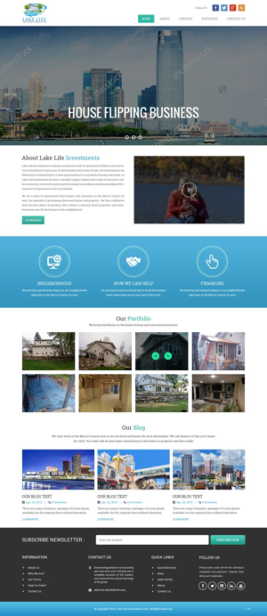 Diseño Web por pb para Lake Life Investments, LLC | Diseño: #12438546