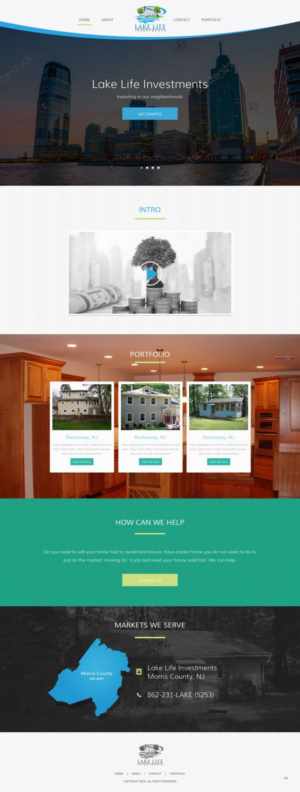 Diseño Web por pb para Lake Life Investments, LLC | Diseño: #12438548