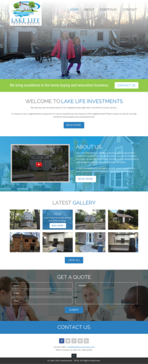 Web Design by rightway for Lake Life Investments, LLC | Design: #12411208