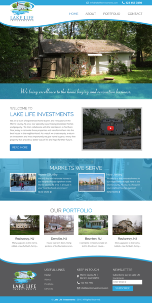 Diseño Web por rightway para Lake Life Investments, LLC | Diseño: #12574721