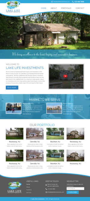 Diseño Web por rightway para Lake Life Investments, LLC | Diseño: #12586745