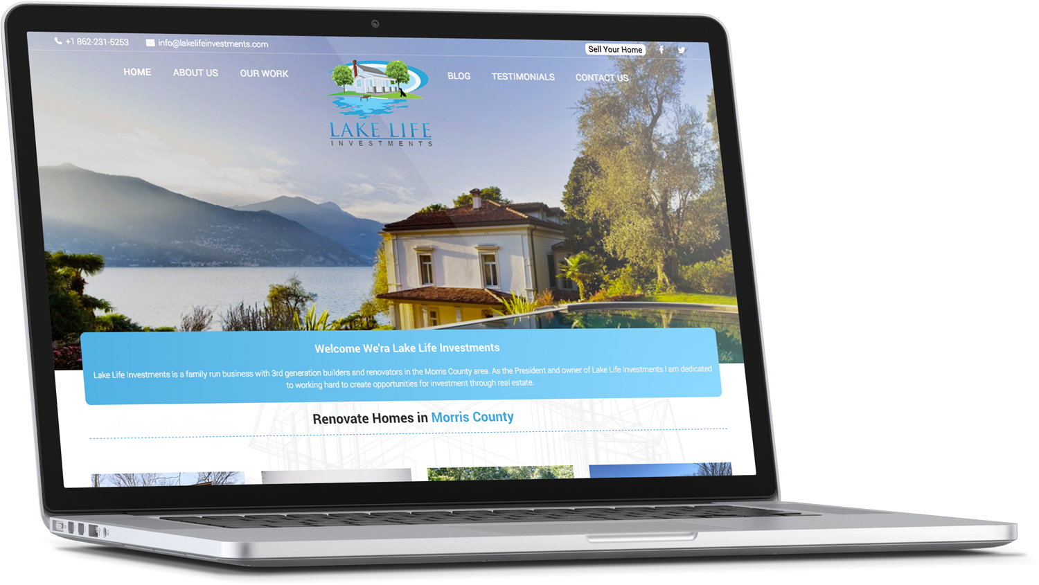 Web Design by cCopilot for Lake Life Investments, LLC | Design #12422578
